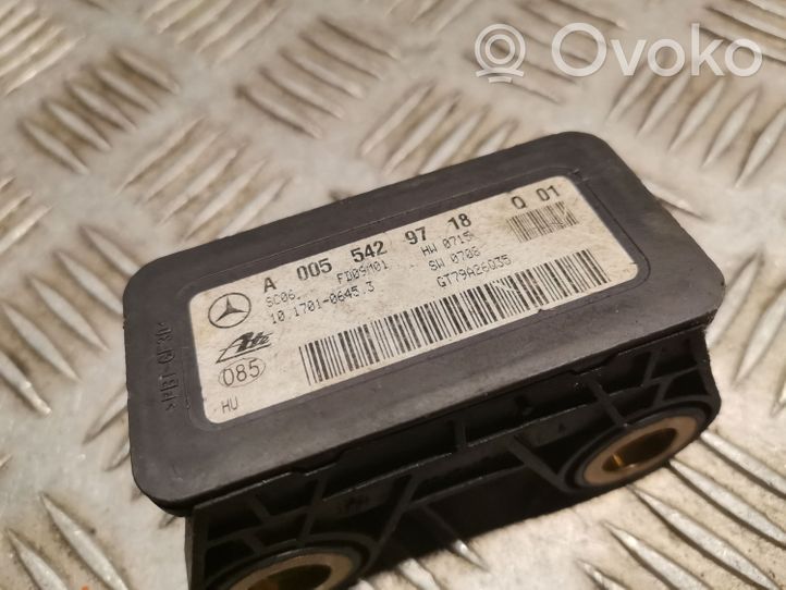 Mercedes-Benz CLC CL203 Sensore di velocità di imbardata 0055429718