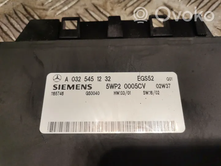 Mercedes-Benz C W203 Module de contrôle de boîte de vitesses ECU 0325451232