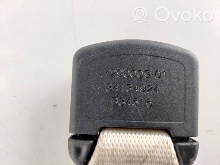 BMW 6 F12 F13 Boucle de ceinture de sécurité arrière 7290009