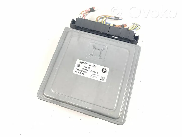 BMW 5 E60 E61 Calculateur moteur ECU 7588620