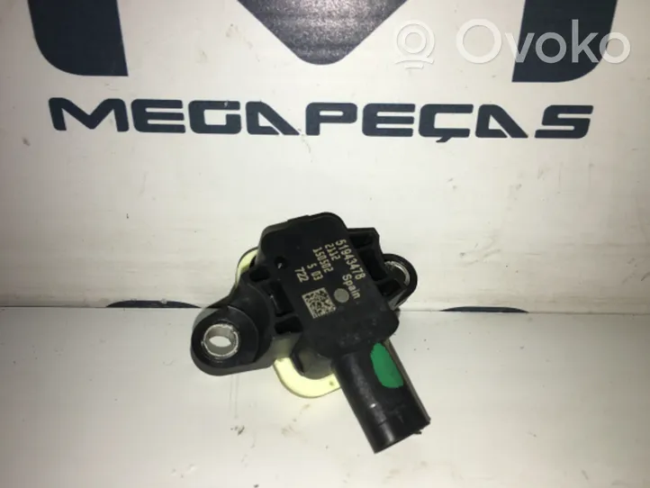 Fiat 500X Airbag deployment crash/impact sensor 