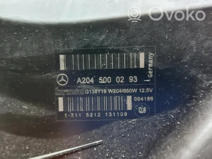 Mercedes-Benz E C207 W207 Ventola riscaldamento/ventilatore abitacolo 