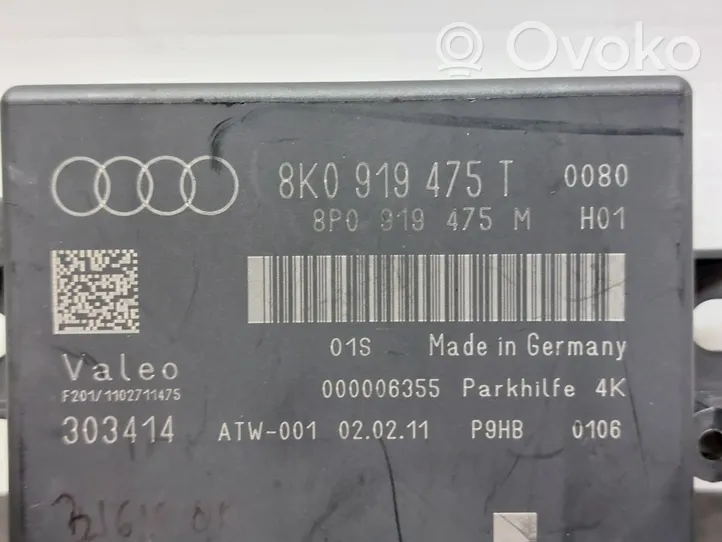 Audi A4 S4 B8 8K Muut ohjainlaitteet/moduulit 