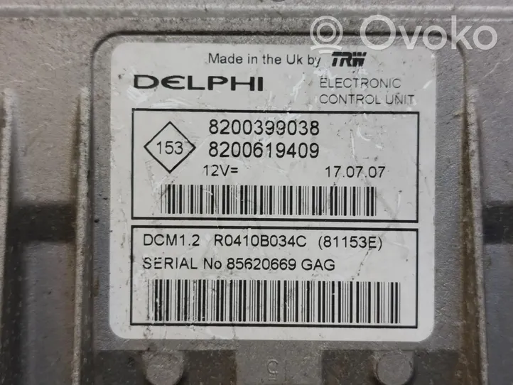 Renault Clio III Sterownik / Moduł ECU 