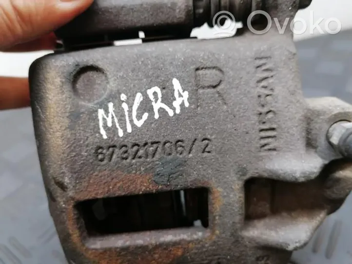 Nissan Micra Zacisk hamulcowy przedni 
