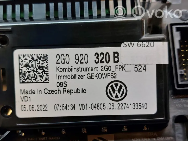 Volkswagen Polo VI AW Tachimetro (quadro strumenti) 