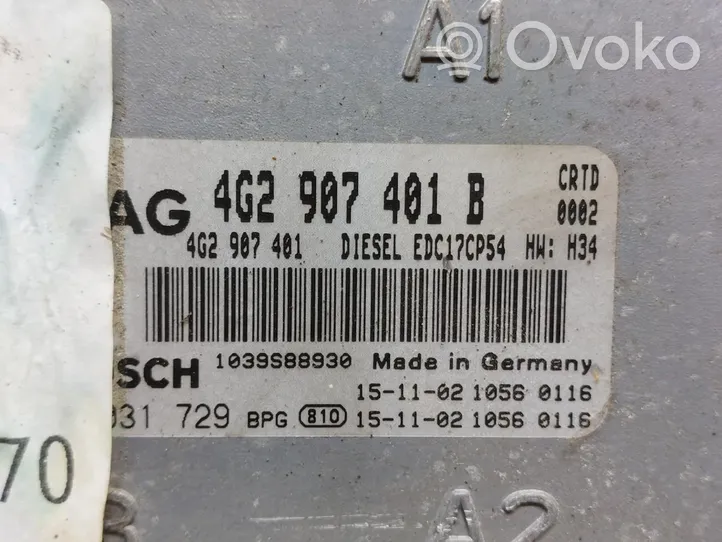Audi A6 S6 C7 4G Sterownik / Moduł ECU 