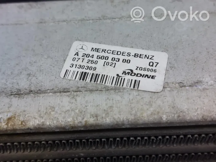 Mercedes-Benz C W204 Radiatore intercooler 