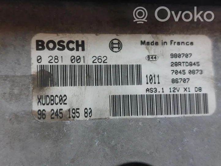 Peugeot 406 Calculateur moteur ECU 