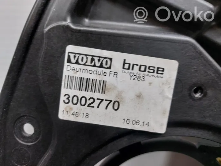 Volvo S60 Mécanisme de lève-vitre avant sans moteur 