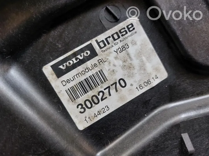 Volvo S60 Takaikkunan nostomekanismi ilman moottoria 