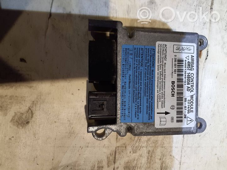 Ford Focus C-MAX Airbag control unit/module 4m5t14b056ad