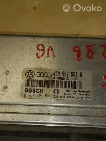 Audi A6 S6 C5 4B Unidad de control/módulo del motor 4D0907551G