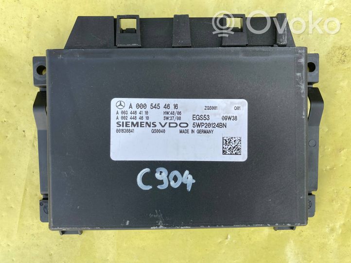 Mercedes-Benz C AMG W204 Module de contrôle de boîte de vitesses ECU A0005454616