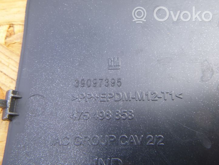 Opel Crossland X Cache crochet de remorquage arrière 39097395