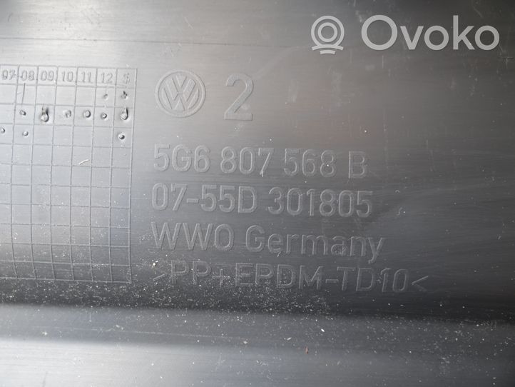 Volkswagen Golf VII Moulure inférieure de pare-chocs arrière 5G6807568B