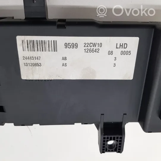 Opel Signum Skrzynka przekaźników 24443147