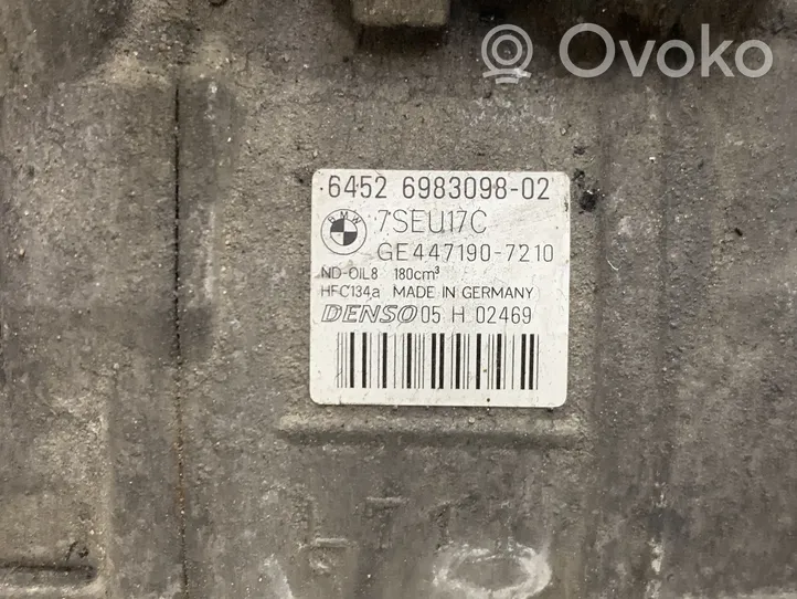 BMW 5 E60 E61 Ilmastointilaitteen kompressorin pumppu (A/C) GE1571245