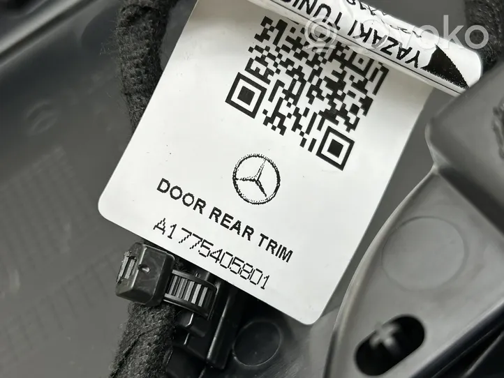 Mercedes-Benz A W177 AMG Boczki / Poszycie drzwi tylnych A1777303401