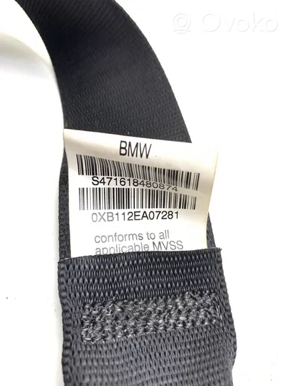 BMW X5 E70 Pas bezpieczeństwa fotela tylnego 72117161848