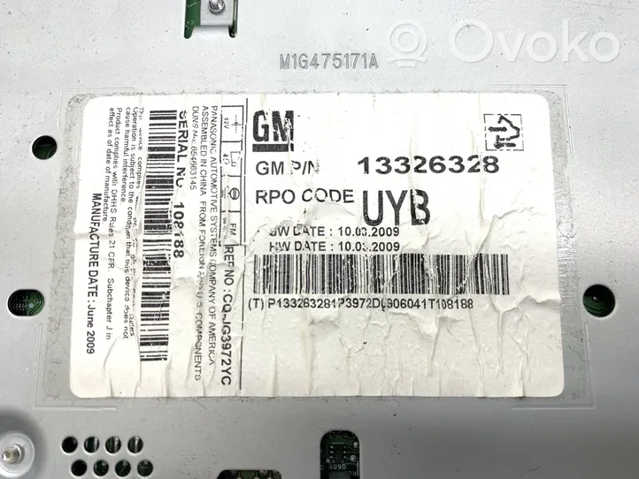 Opel Zafira B Changeur CD / DVD 13326328