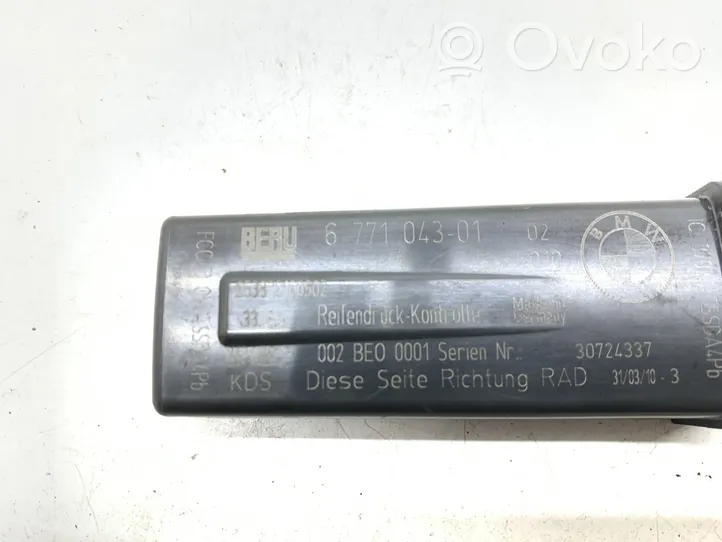 BMW X5 E70 Czujnik ciśnienia opon 6771043