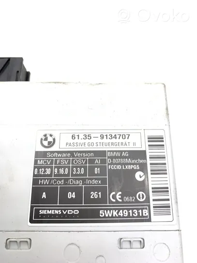 BMW X5 E70 Module de contrôle sans clé Go 9134707