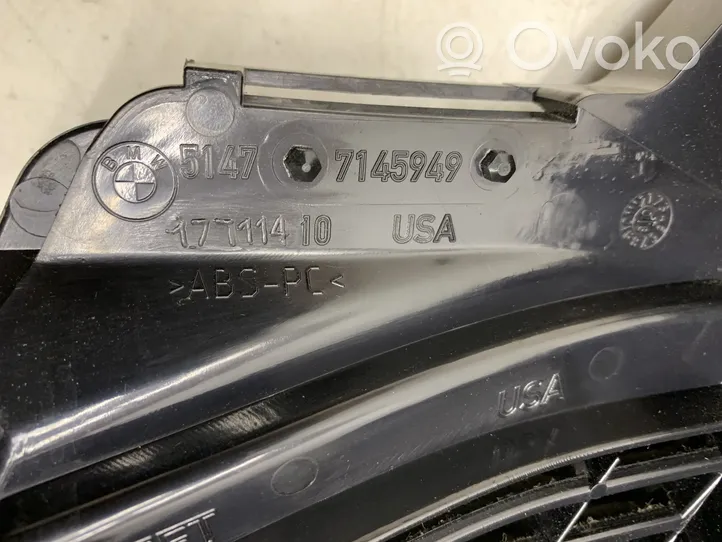 BMW X5 E70 Osłona tylna tunelu środkowego 7145949