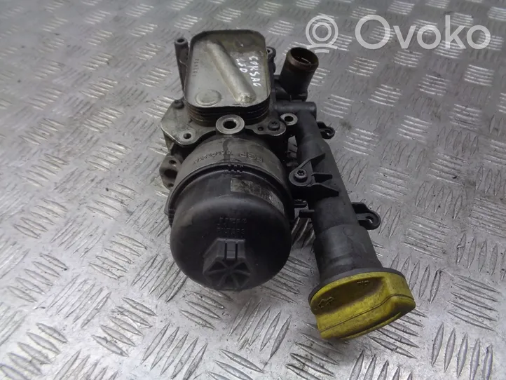 Opel Corsa C Supporto di montaggio del filtro dell’olio 55197216