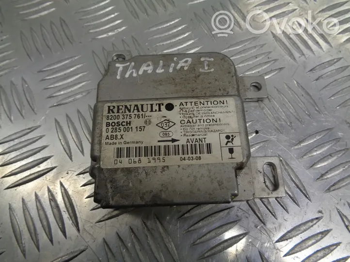 Renault Thalia I Turvatyynyn ohjainlaite/moduuli 8200375761
