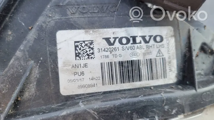 Volvo S60 Phare frontale 31420261