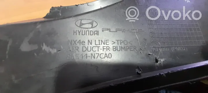 Hyundai Tucson IV NX4 Grill / Wlot powietrza błotnika przedniego 
