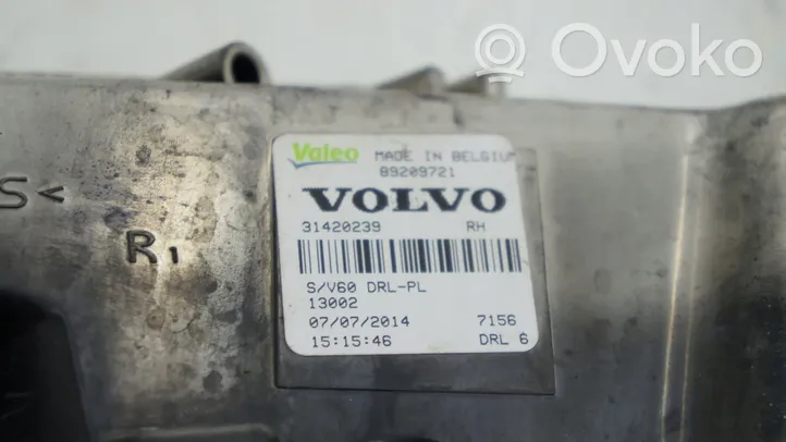 Volvo V60 Lampa LED do jazdy dziennej 31420239