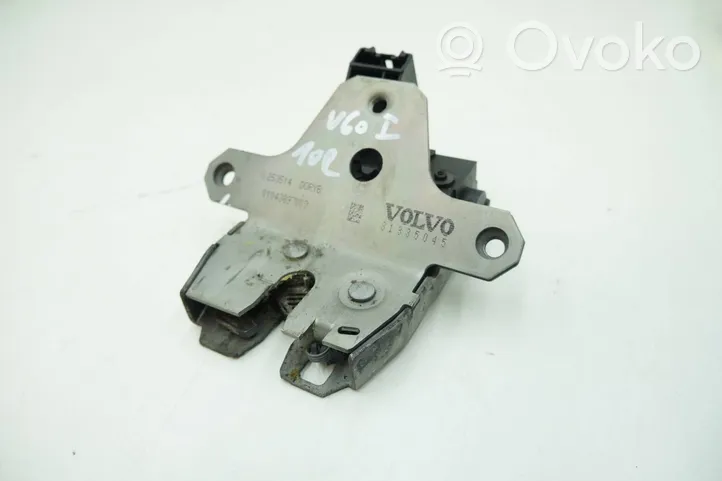 Volvo V60 Blocco/chiusura/serratura del portellone posteriore/bagagliaio 31335045