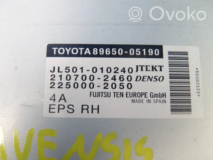 Toyota Avensis T270 Muut ohjainlaitteet/moduulit 8965005190