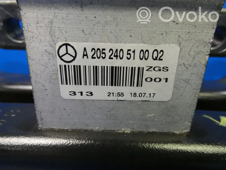 Mercedes-Benz C W205 Supporto di montaggio scatola del cambio A2052405100
