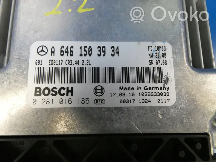 Mercedes-Benz CLC CL203 Sterownik / Moduł ECU A6461503934