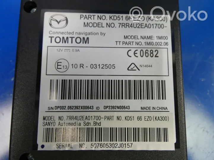 Mazda 6 Cartes SD navigation, CD / DVD KD5166EZ0