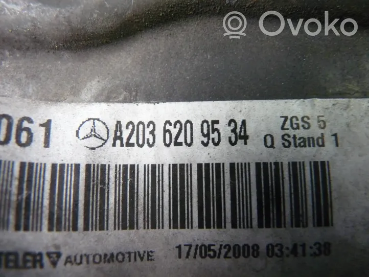 Mercedes-Benz CLC CL203 Pannello di supporto del radiatore A2036209534