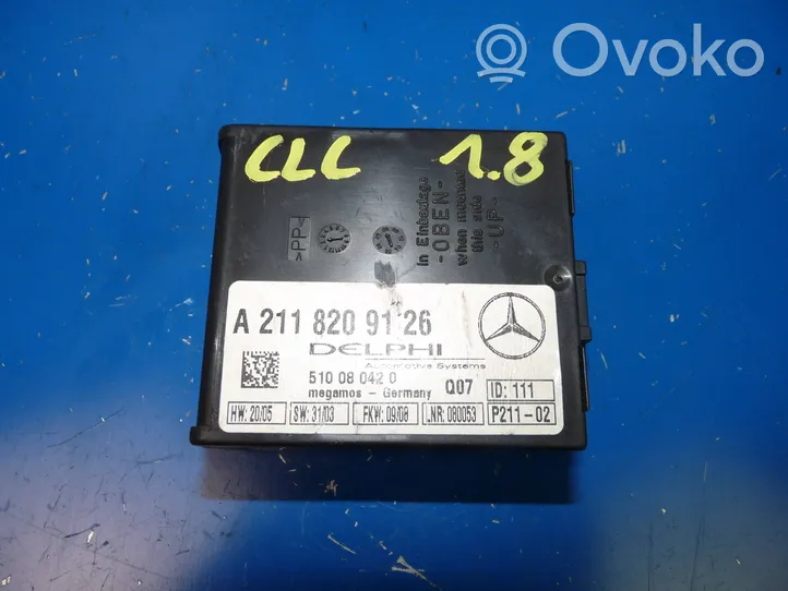 Mercedes-Benz CLC CL203 Signalizacijos valdymo blokas A2118209126