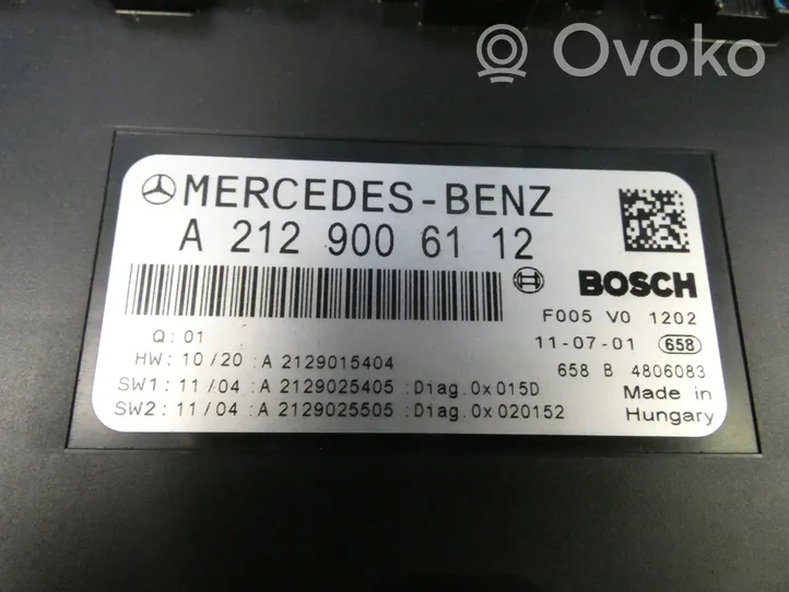 Mercedes-Benz CLS C218 X218 Set scatola dei fusibili A2129006112