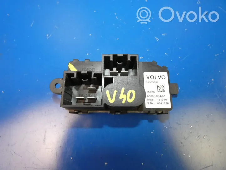 Volvo V40 Pulseur d'air habitacle 31369487