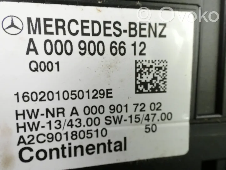 Mercedes-Benz C W205 Sterownik / Moduł pompy wtryskowej A0009006612