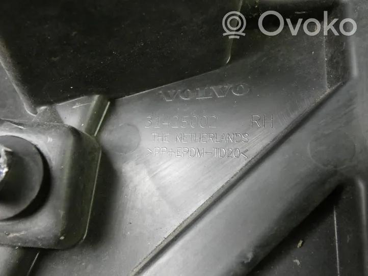 Volvo V40 Rivestimento del pannello parte angolare del paraurti anteriore 31425002