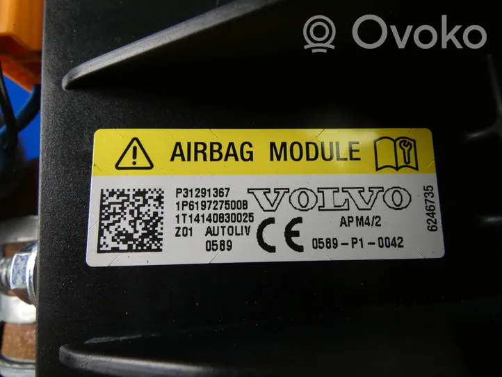 Volvo V40 Poduszka powietrzna Airbag pasażera 31291367