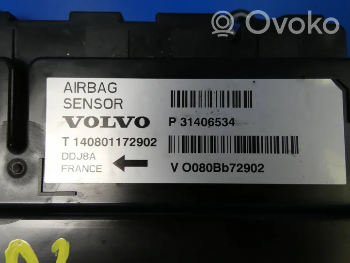 Volvo V40 Turvatyynyn ohjainlaite/moduuli 31406534