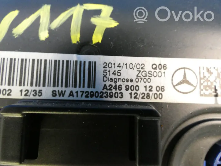 Mercedes-Benz CLA C117 X117 W117 Monitor/display/piccolo schermo A2469001206