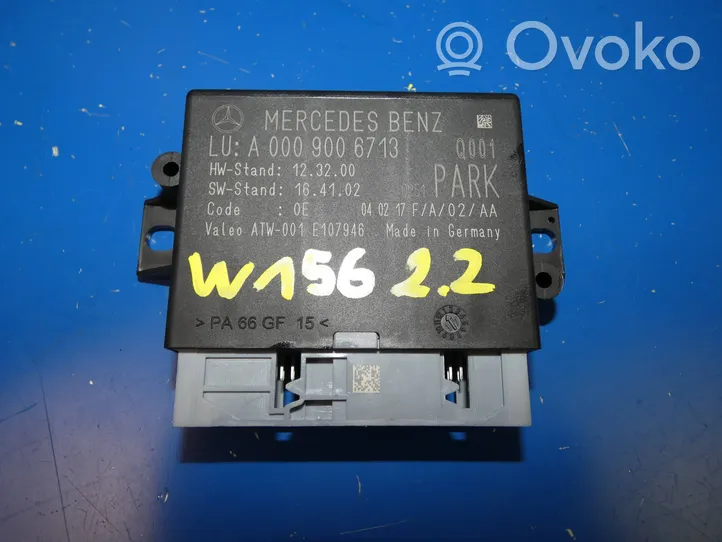 Mercedes-Benz GLA W156 Parking PDC control unit/module A0009006713