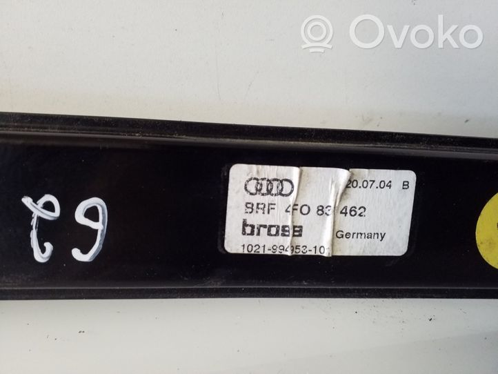 Audi A6 S6 C6 4F Takaikkunan nostomekanismi ilman moottoria 4F0831462