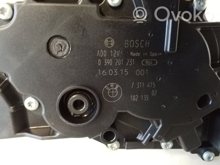 BMW 3 F30 F35 F31 Moteur d'essuie-glace arrière 7311415